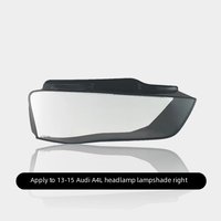 Couvre-phare de remplacement pour Audi A4 B8.5 2013 2014 2015, boîtier de phare avant pour voiture, verre pour halogène et xénon
