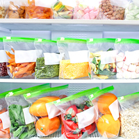 Biologisch afbreekbare LDPE-ritszakjes voor diepvriesvoedsel, sandwiches, fruit etc.