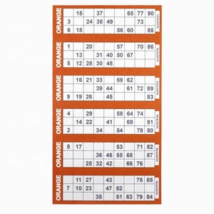 สินค้ามาใหม่ ราคาดี รับทำตามสั่ง บัตรเกมกระดาษ บิงโก แผ่นบัตรหมายเลข - Product Image 6