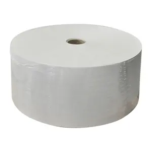 Jinya Label White 80gsm carta patinata Hot Melt adesivo trasferimento termico etichetta di carta autoadesiva rotolo adesivo Jumbo