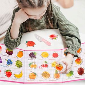 Regalo de Cumpleaños Perfecto para Niños, Libro de Rompecabezas Magnético de Frutas para el Aprendizaje de los Pequeños - Product Image 2