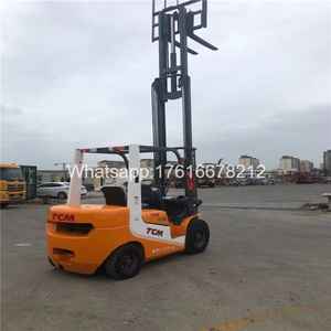 Montacargas Usado Japonés TCM 30 de 3 Toneladas, Camión Elevador de Palés para Almacén y Contenedores, Modelo FD30, Precio de Venta - Product Image 4