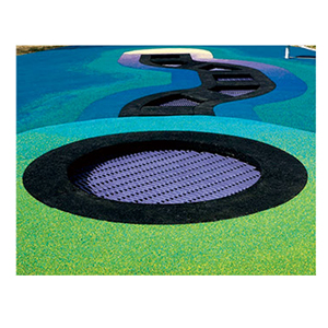Zone de <span class=keywords><strong>trampoline</strong></span> extérieur avec trampolines enterrés sans équipement électrique - Product Image 3