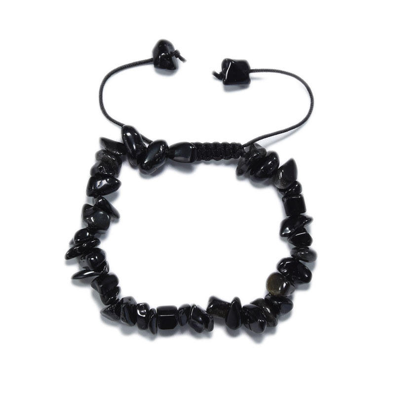 หินออบซิเดียนสีดำ3ก้อน-W