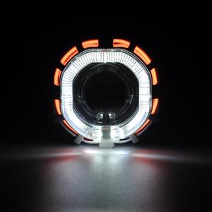 AES Phụ Tùng Ô Tô Đèn Pha Ống Kính Máy Chiếu Bi-xenon Chống Nước 2.0 Inch Đèn Pha HID Đôi Mắt Thiên Thần 6000K Cho Xe Hơi H1 H4 H7 H11 - Product Image 4