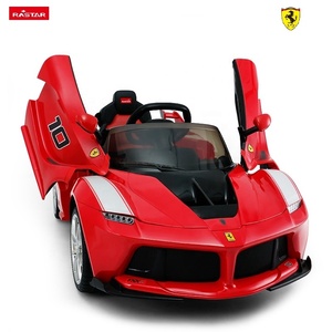<span class=keywords><strong>Ferrari</strong></span> con licencia Rastar niños coche niños juguete bebé vehículo eléctrico niños 12V batería cuatro ruedas paseo en coche - Product Image 1