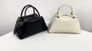 Sac à main à doublure en PU en cuir véritable de haute qualité pour femmes - Product Image 2