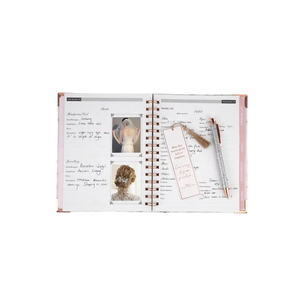 Cahiers de papeterie Journal planificateur de livre de <span class=keywords><strong>mariage</strong></span> Journal <span class=keywords><strong>personnalisé</strong></span> avec coffrets cadeaux ensemble feuille d'or YO planificateurs de <span class=keywords><strong>mariage</strong></span> pour la mariée - Product Image 4