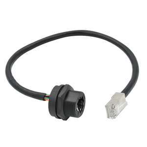 Konektor Rj45 Kabel Ethernet Kustom Profesional Soket Plug Pria Wanita Konektor Rj45 Kabel Audio Video Industri Tahan Air - Product Image 4