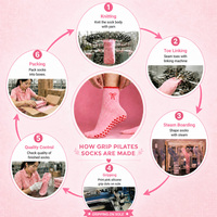 Chaussettes personnalisées Lagree pour femmes, en coton tricoté avec logo, nouvelle collection, antidérapantes, brodées, pour yoga et pilates