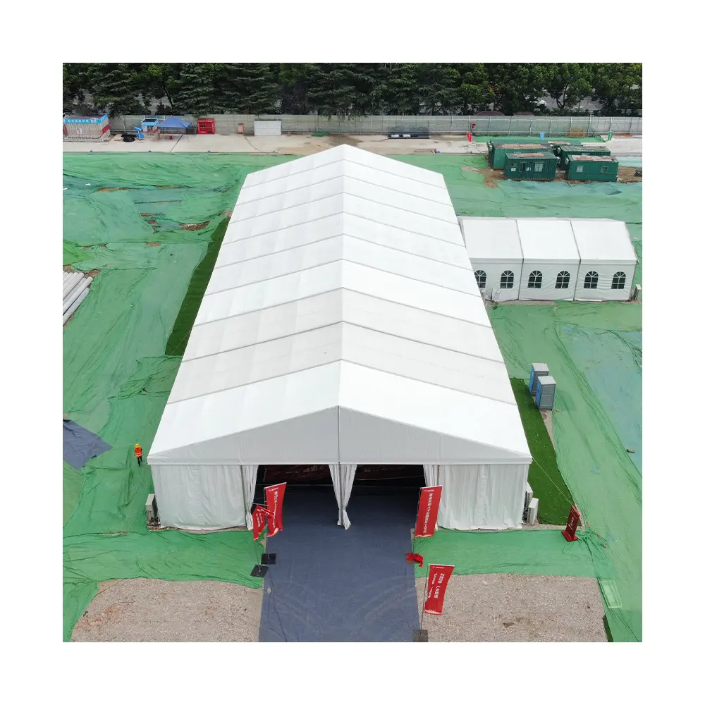 Customized large aluminum alloy structure awning industrial warehouse tent for storage