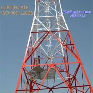 20 30 36 40 42 45 48 50 52 55 60 62 65 metri cella di telecomunicazione autoportante a 4 gambe Gsm 4g 5g Antenna Mast Tower - Product Image 5