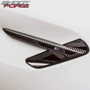Para BMW M5/F90 Carbon Fiber Aero Flicks Set 3K Dry Carbon Fiber Canards | Piezas aerodinámicas | Accesorios y actualizaciones de guardabarros de coche - Product Image 4