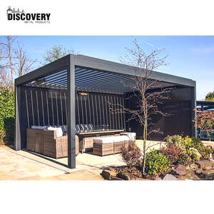 Pergola bioclimatique en aluminium de style moderne pour l'extérieur, système de toit à lames orientables, pergola bioclimatique <span class=keywords><strong>5x3</strong></span> 4x3 6x4 en aluminium - Product Image 3