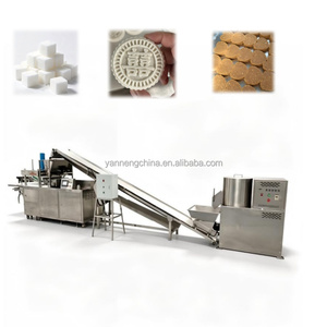 Ligne de production entièrement automatique de morceaux de café, machine à fabriquer le jaggery brun cubique, machine à presser et former les cubes de sucre en promotion - Product Image 1