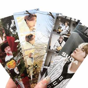 ที่คั่นหนังสือรูปภาพแบบกำหนดเอง ดีไซน์เกาหลี 4 รูปภาพต่อแผ่น - Product Image 5