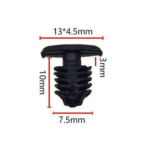 <b>Car</b> Rubber <b>Clips</b> F30 13x4.5mm PA66 For Automotive Repair Replacement 864384A100 - Product Image 1