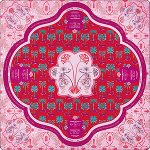 <span class=keywords><strong>Tapis</strong></span> de Mahjong Américain de Luxe Tigre de Tartan en Caoutchouc, 31,5 Pouces Carré, Pliable et Imperméable, pour les Rassemblements Sociaux - Product Image 5
