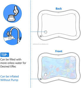 Esterilla de agua inflable para bebés, colchoneta gruesa para todas las estaciones, actividades de desarrollo temprano, juegos de agua - Product Image 2