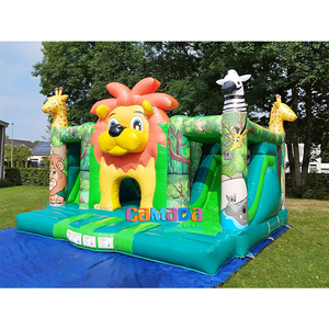 Moonwalk King <span class=keywords><strong>lion</strong></span> king Jumping Castle pour enfants Bouncy Castle Combo Bounce House and Slide with Blower - Product Image 2