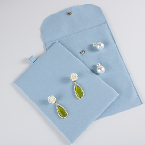 Plateau à bijoux en microfibre de luxe personnalisé avec logo, de haute qualité, pour la présentation de bijoux (vente en gros) - Product Image 3