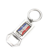 Porte-clés en métal de qualité supérieure, personnalisé, en forme de dôme en époxy, souvenir de Paris, France, vente en gros