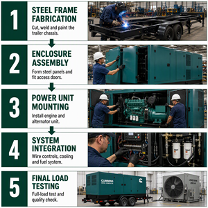 Generador Diésel Insonorizado Cummins Weichai Yuchai Ricardo Kofo a Precio Económico, 20kva 30kva 50kva 80kva 100kva, Generador Silencioso - Product Image 3
