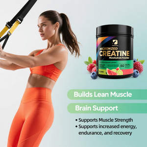 OEM/ODM fábrica personalizada micronizada <span class=keywords><strong>creatina</strong></span> monohidrato en polvo arándano limonada <span class=keywords><strong>creatina</strong></span> crecimiento muscular suplementos - Product Image 5