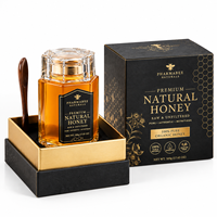 Boîte cadeau de luxe personnalisée pour miel, boîte d'emballage en carton pour pot de miel