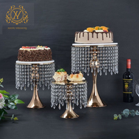 Ensemble de Présentoirs à Gâteaux en Métal pour Décoration de Mariage, Hôtel, Table à Desserts, Scène de Mariage, Restaurant