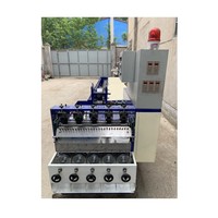 Machine automatique multi-têtes en acier inoxydable pour la fabrication de boules à récurer, machine de production de boules de nettoyage de cuisine / éponges métalliques