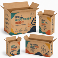 Carton d'affichage en carton ondulé E Flute avec revêtement en carton kraft pour emballage de vente au détail