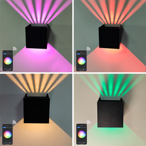 แอปมือถือ Smart Graffiti รุ่นล่าสุด ควบคุมไฟ LED สำหรับติดผนังภายนอกอาคาร ระเบียง ชานบ้าน กันน้ำ RGBW  ทำจากอะลูมิเนียม - Product Image 3