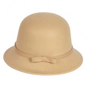 หมวกทรงเฟโดราสไตล์อังกฤษสำหรับผู้หญิง ทำจากผ้าสักหลาด อุ่นสบายสำหรับฤดูหนาว ขายส่ง - Product Image 6