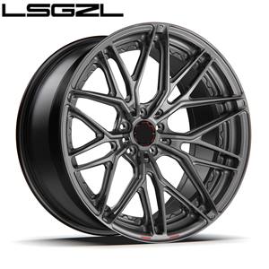 Llantas de rueda de supercoche de aleación forjada de 2 piezas 19 20 21 para <span class=keywords><strong>FERRARI</strong></span> 812 LAMBORGHINI <span class=keywords><strong>AVENTADOR</strong></span> <span class=keywords><strong>SVJ</strong></span> 5x114,3 5x127 rueda cóncava - Product Image 1