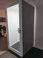 Cabina insonorizada a prueba de ruido, reducción de ruido, cabina privada para teléfono, caja de aislamiento, cabina de grabación insonorizada