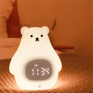 Relojes de alarma de sueño, simulación de amanecer y atardecer, diseño bonito, el mejor regalo