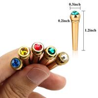 Support de cordes fixe en laiton pour guitare acoustique, en cuivre pur, pour cordes étirées, vente en gros