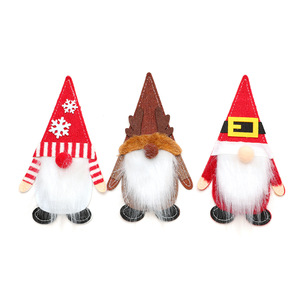 Nuevas fundas de fieltro para cubiertos, fundas de cubiertos con diseño de anciano sin rostro, decoraciones navideñas para la mesa del comedor. - Product Image 5