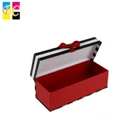 Boîtes cadeaux en gros, boîtes en papier rayées décoratives, emballage de boîtes cadeaux avec poignée en ruban pour les fêtes/les affaires/le conditionnement de cadeaux