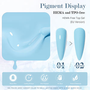 เวนดีนี 36 สี/ชุด เจลสีทาเล็บเรซิ่นสีน้ำเงินซีแยนสำหรับฤดูหนาว สีติดทนนาน ใช้กับยูวีและแอลอีดี ปราศจากสาร TPO และ HEMA สีน้ำตาล สีม่วง - Product Image 5