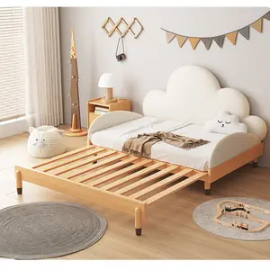 Estilo moderno Quarto Móveis De Madeira Bonito Pequena Árvore Forma Desenhos Animados Crianças Cama Luxo Beliches