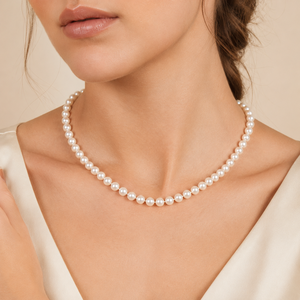 Collier de perles d'eau douce irrégulières, collier de perles baroques naturelles, collier à perles réglable, bijoux classiques pour femmes, cadeau de mariage - Product Image 2