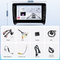 Pour Audi TT MK2 8J 2006-2014, compatible avec la navigation Android 13/15 à grand écran, CarPlay sans fil, Android Auto, écran LCD du tableau de bord
