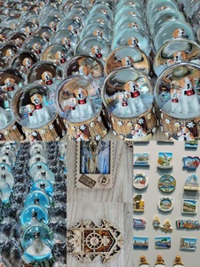 Aimant de réfrigérateur en résine personnalisé, impression 3D, thème renne arctique, église, troll, viking, Kristiansand Norvège, souvenir de voyage nordique - Product Image 6