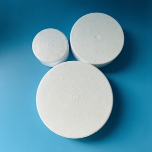 Maquettes de gâteaux en mousse blanches, en polystyrène, pour décoration de mariages, présentation d'anniversaires et outil de pratique de pâtisserie - Product Image 2