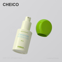 Bouteilles de spray en plastique de 100 ml avec bouchons à pompe pour crème pour le visage et soins de la peau, emballage cosmétique OEM