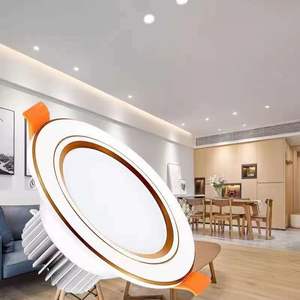 Lámpara de Techo LED Chulin AC 85-265V de Tres Colores, 7W, Empotrada en el Techo, para Hogar, Oficina, Sala de Estar, Iluminación Interior - Product Image 2