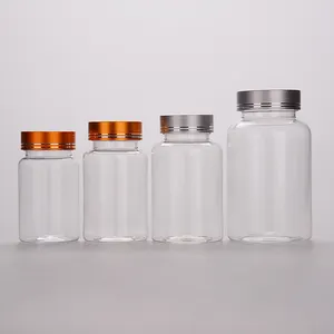 OEM Empty VC VE Vitamin Capsule Packaging Tablet Medicine Drug Container Green Pharmaceutical Capsule Bottle Screen Printing PET