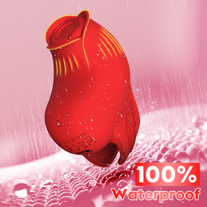 BANSEY Mini 10 vitesses Rosebud, manchon vibrant pour doigt, étanche, stimulateur clitoridien, jouet sexuel pour adultes - Product Image 4